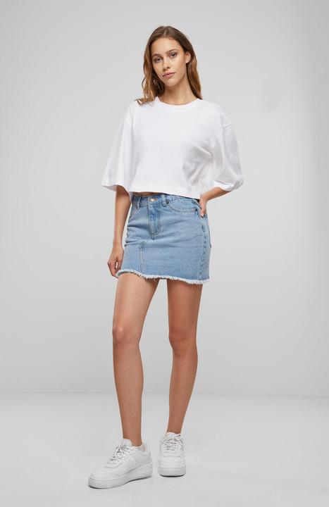 Actual product image Urban Classics Ladies Heavy Organic Oversized Cropped Tee - 142657 (XL)