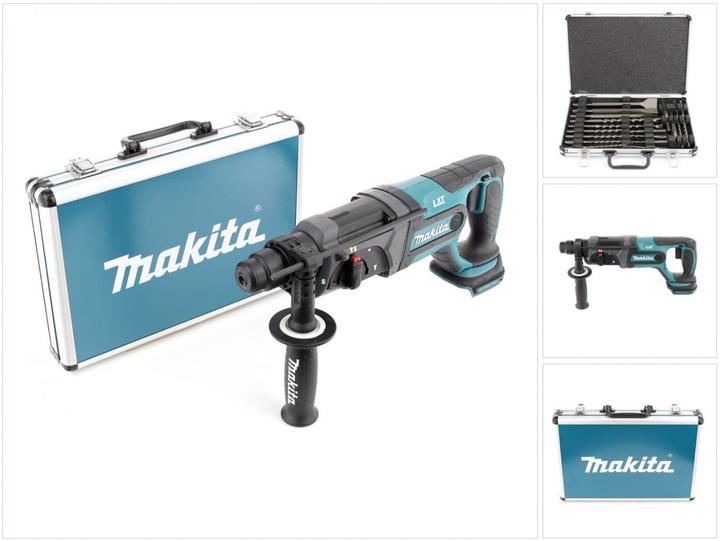 Image du produit Makita DHR 241 18 V Li-ion Perforateur-Burineur sans fil SDS-Plus + D-42444 SDS-Plus Set de (Fonctionnement sur batterie)