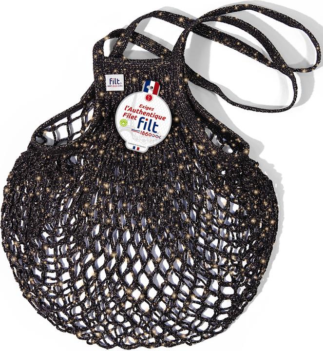 Actual product image Filt - Einkaufsnetz mit langem Griff schwarz glänzend