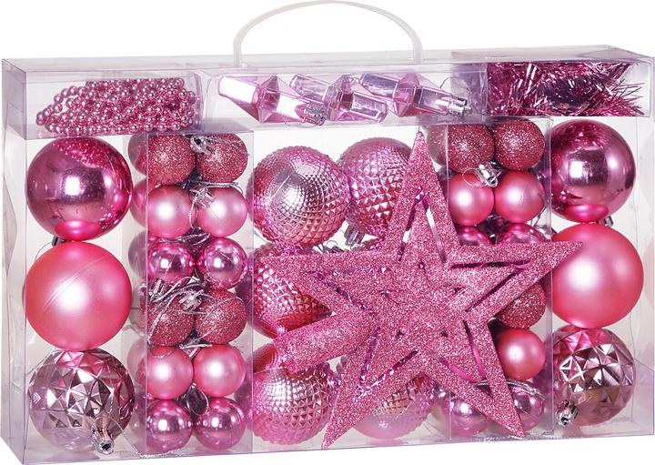 Immagine prodotto Deuba 66tlg palle dell'albero di Natale argento (66 -parte)