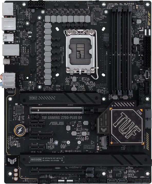 Produktbild ASUS TUF GAMING Z790-PLUS D4 (LGA 1700, Intel Z790, ATX)