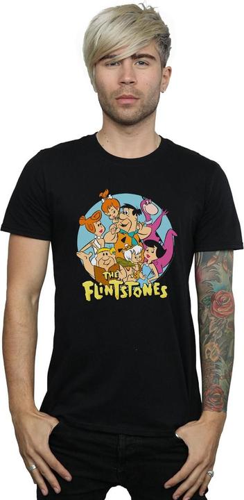 Immagine prodotto The Flintstones Group Circle Maglietta Uomo (4XL)
