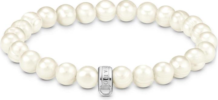 Produktbild Thomas Sabo Charm Armband Süsswasserzuchtperlen (19 cm, Silber 925, Perlen)