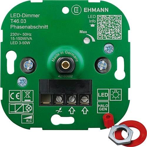 Actual product image Ehmann T4603 UP dimmer for LED and energy-saving lamps