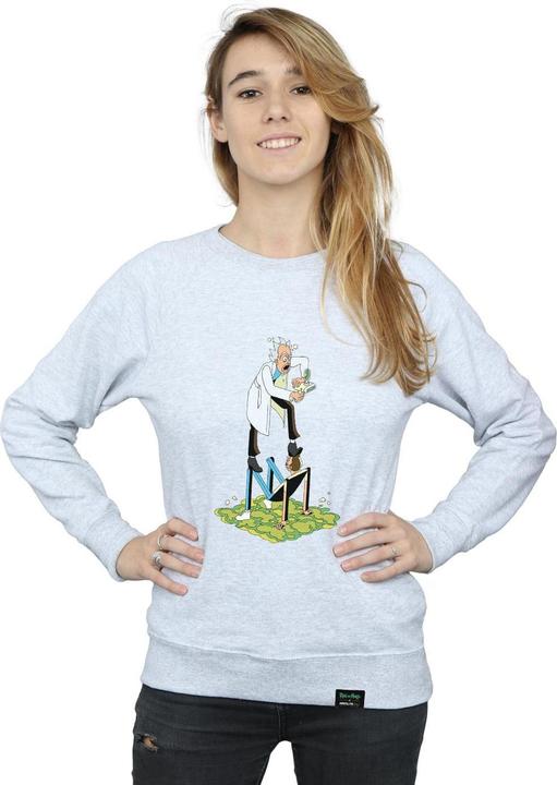 Actual product image Rick And Morty Womens/Ladies Stylised Characters Sweatshirt (XXL)
