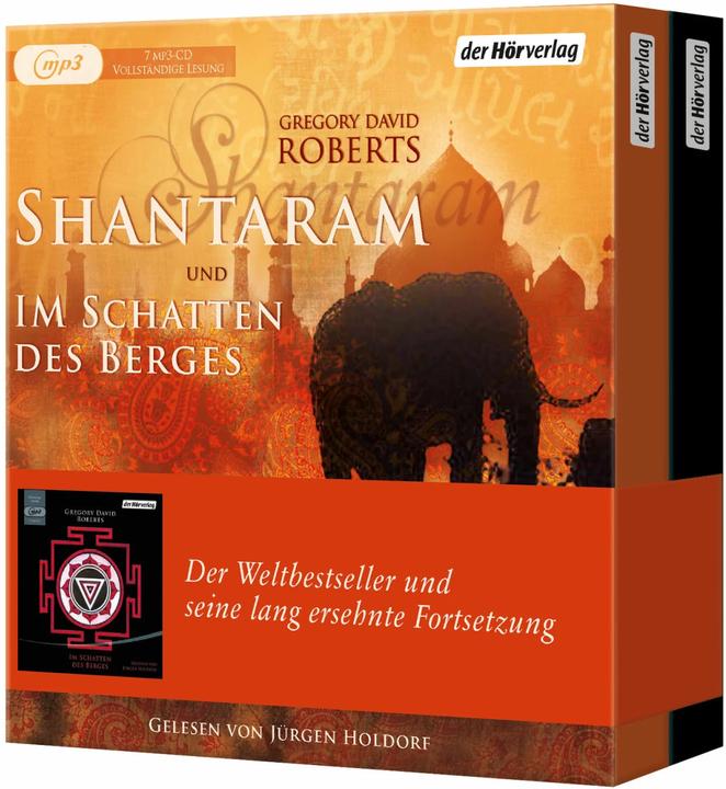 Actual product image Shantaram and In the Shadow of the Mountain (Gregory David Roberts, Jürgen Holdorf, German)