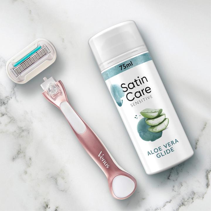 Actual product image Gillette Satin Care Sensitiv (75 ml, Shaving gel)