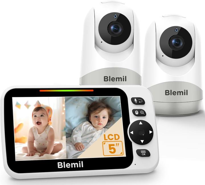 Immagine prodotto Blemil Babyphone mit 2 Kameras (Video e audio)