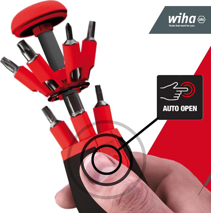 Immagine prodotto Wiha LiftUp 26one (Torx (TX), Fessura croce Phillipps (PH), Cacciavite a croce PZ, Fattucchiera, Porta, Quadrata)