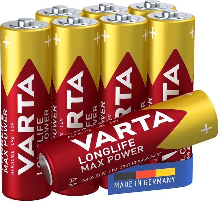 Productafbeelding Varta Levensduur Max. vermogen (8 Pcs., AA, 2980 mAh)