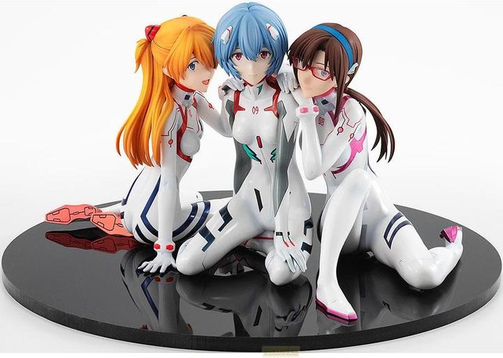 Actual product image Good Smile Company EVANGELION 3.0+1.0 - Asuka / Rei / Mai "Newtype Cover" Statuette 12cm
