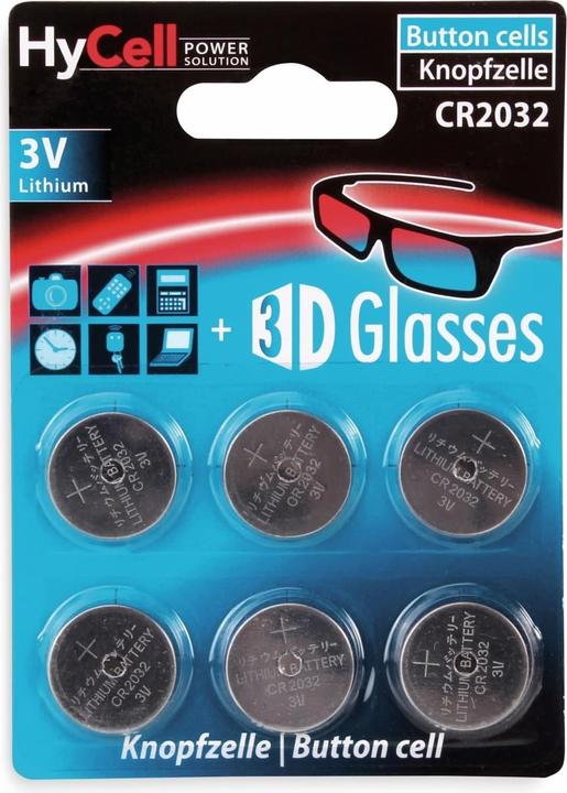 HyCell CR 2032 (6 pcs., CR2032, 200 mAh)