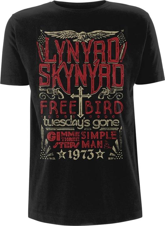 Image du produit Lynyrd Skynyrd - T-shirt FREEBIRD HITS - Adulte (M)