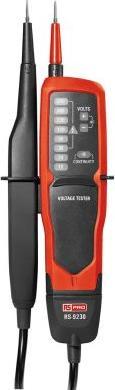 Immagine prodotto Rs Pro DT-9230 Tester di tensione a LED con test di continuità, CAT III 1000V (CAT III 1000V, CAT IV 600V)