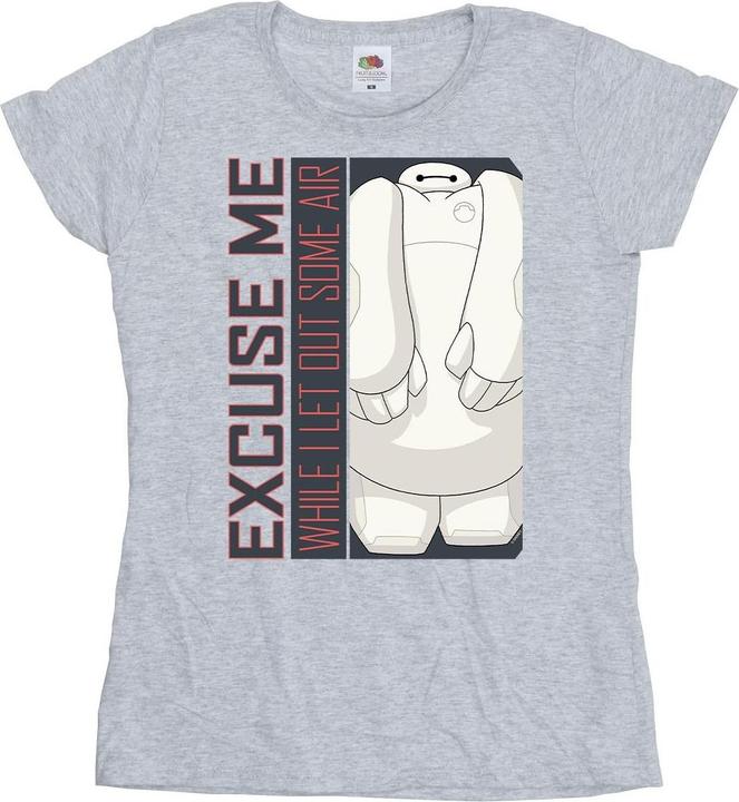Immagine prodotto Disney Big Hero 6 Baymax Excuse Me Some Air Maglietta Donna (L)