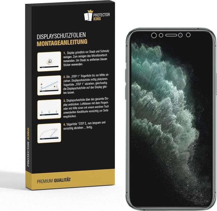 Produktbild Protectorking 1x Premium Displayschutzfolie 3D KLAR (1 Stück, Apple iPhone 11 Pro)