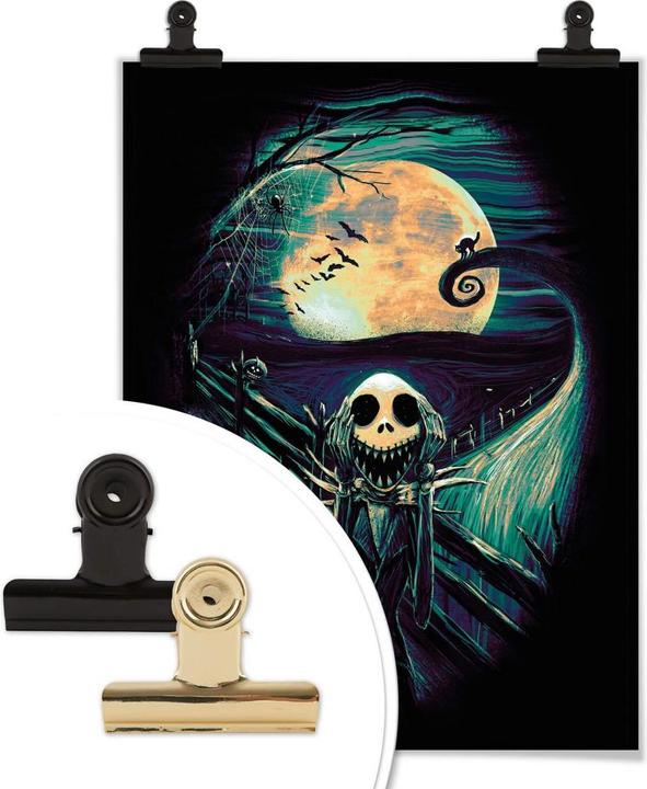 Image du produit Trenddeko The Scream Before Christmas (Le cri avant Noël) (100 x 120 cm)