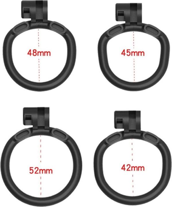 Actual product image CockLock Penis Chastity Cage "Flat Zone