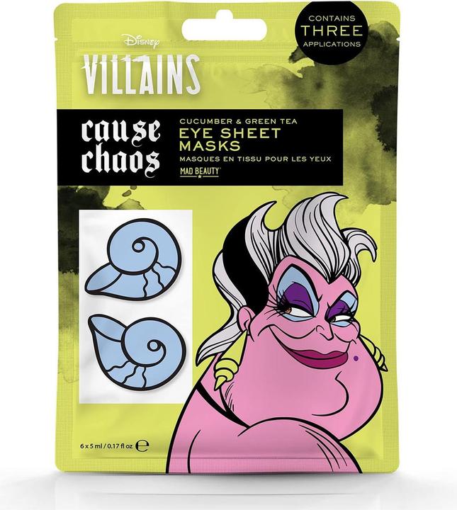 Produktbild Mad Beauty Pop Villains Ursula Tissue Augenmasken