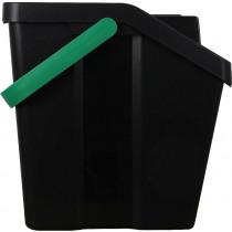 Immagine prodotto Tontarelli pattumiera verticale con manico moda 28l verde/ner (28 l)
