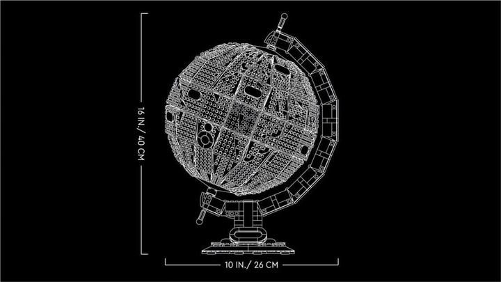Actual product image LEGO Globe (21332, LEGO Ideas, LEGO Rare Sets)
