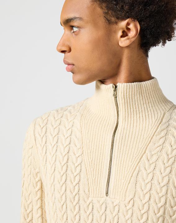 Actual product image Wrangler Half zip knit jumper (L)