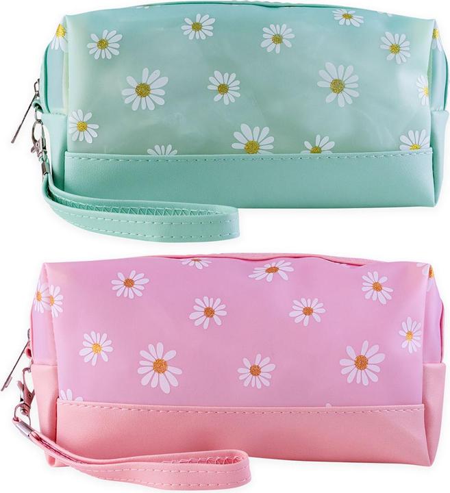 Accentra Kosmetiktasche / Kulturbeutel mit Blumenprint