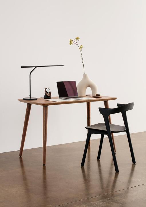 Image du produit Oakywood Classic Desk - Bureau classique en bois massif - Walnut veneer / 120x60 - (120 x 60 cm)