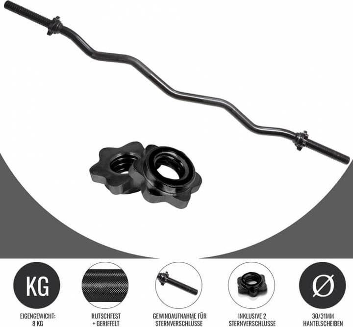 Produktbild Gorilla Sports Curlstange
