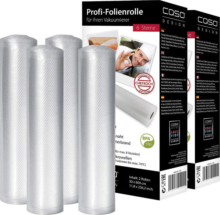 Caso 4 professional film rolls for beam vacuumators (4 x)