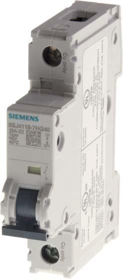 Actual product image Siemens SIEM 5SJ4105-7HG40 Built-in automatic control C 0,5A 1p 15kA