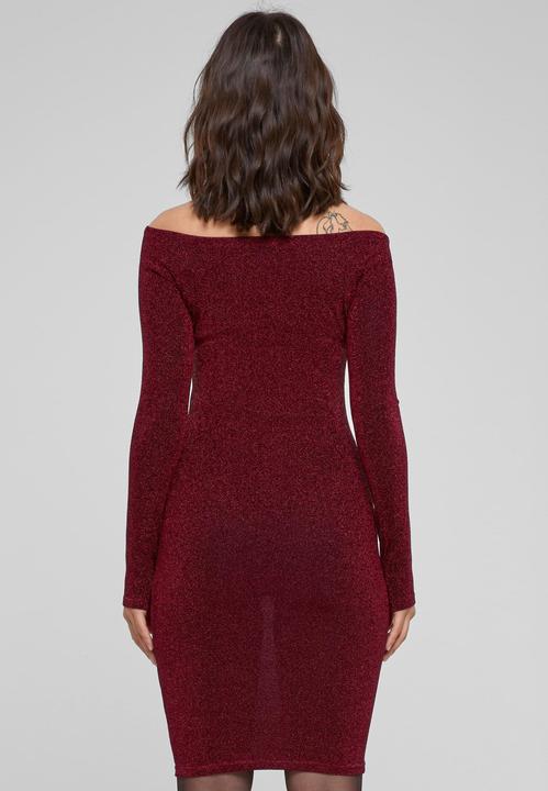 Immagine prodotto Urban Classics Vestito donna off shoulder a maniche lunghe con glitter - 126795 (L)