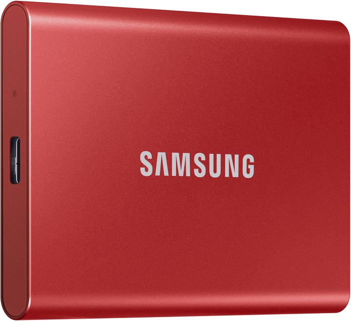 Actual product image Samsung Portable T7 Red (500 GB)