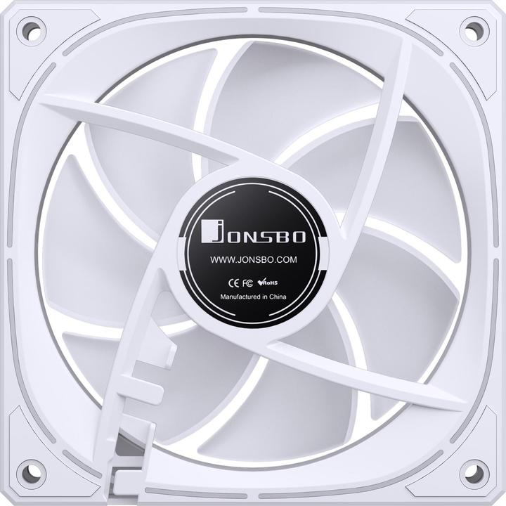 Actual product image Jonsbo FR-505, ARGB 5V 3PIN - white (120 mm, 1 x)