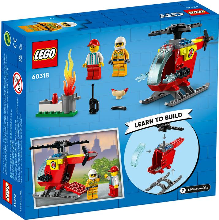 Produktbild LEGO Feuerwehrhubschrauber (60318, LEGO City)