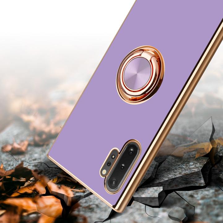 Image du produit Cadorabo Etui pour Samsung Galaxy NOTE 10 PLUS en TPU avec protection de l'appareil photo et anneau LM089 (Samsung Galaxy Note 10 Plus)