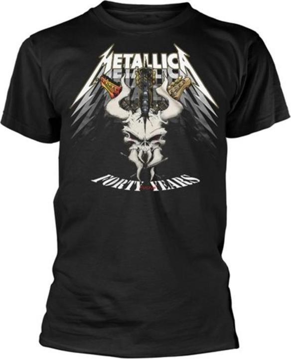 Produktbild Metallica Erwachsene Vierzig Jahre 40. Jahrestag TShirt (M)
