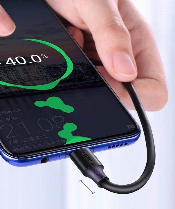 Produktbild Ugreen MicroUSB Lade und USB (1.50 m, USB 2.0)