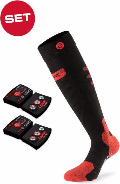 Actual product image Lenz Heat Sock 5.0 Toe Cap + Lithium Pack rcB 1200 Set (39 - 41)