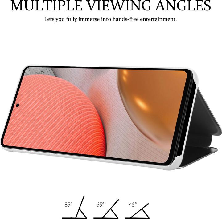 Actual product image Cadorabo Book Smart View Mirror Cover (Samsung Galaxy A72 5G)