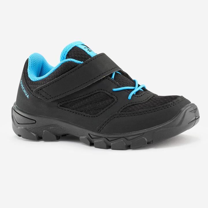 Immagine prodotto Quechua Scarpe da trekking per bambini taglia 24-34 con chiusura a velcro - NH100 nero (27)
