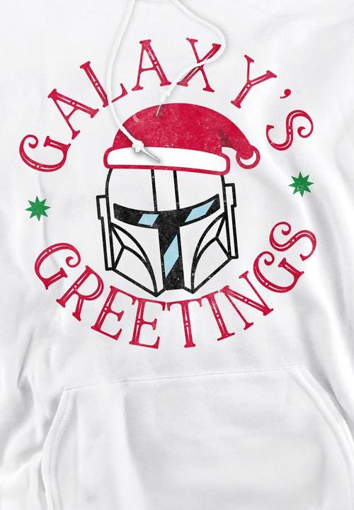 Actual product image Star Wars Mens Galaxy's Greeting Hoodie (L)