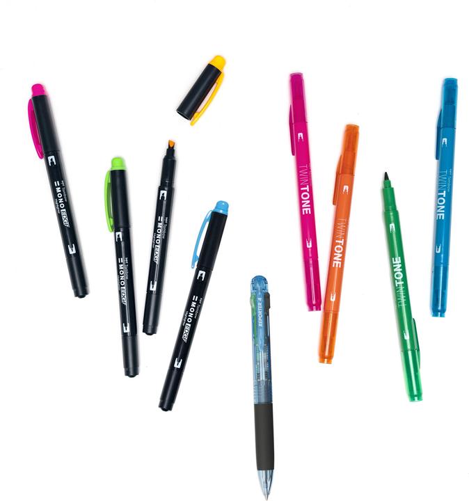 Image du produit Tombow STUD-SET, kit créatif pour la gravure visuelle, l'auto-organisation, les sketchnotes et tous vos (Multicolore, 1 x)