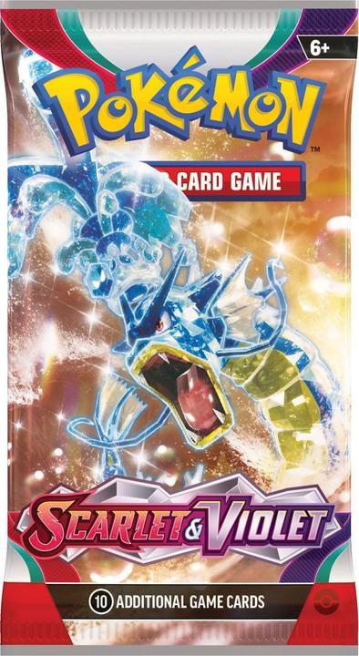 Actual product image Pokémon Karmesin & Purpur - Base Set (English, Booster Pack)