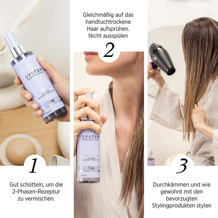 Actual product image System Professional LuxeBlond Bi-Phase UV & Heat Protector (180 ml)