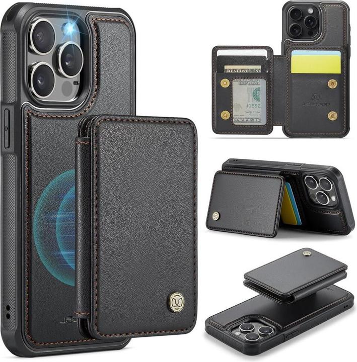 Produktbild Cover-Discount iPhone 16 Pro - 2-in-1 Backcover mit Kreditkarten-Etui (Apple iPhone 16 Pro)