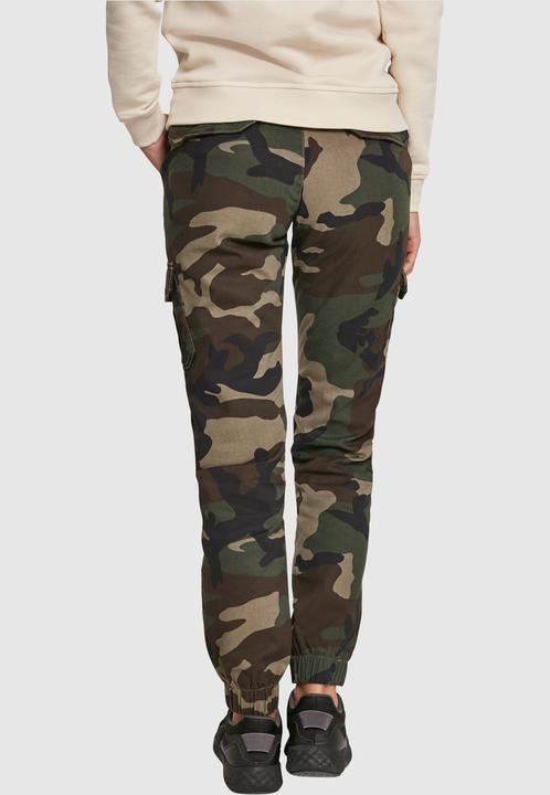 Actual product image Urban Classics Ladies High Waist Camo Cargo Pants (30)