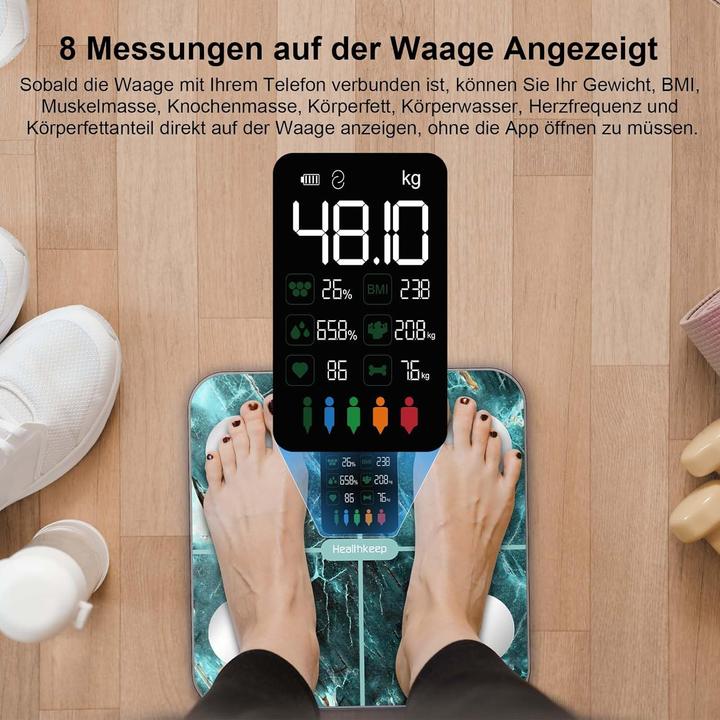 Image du produit Healthkeep Körperanalysewaage (180 kg)