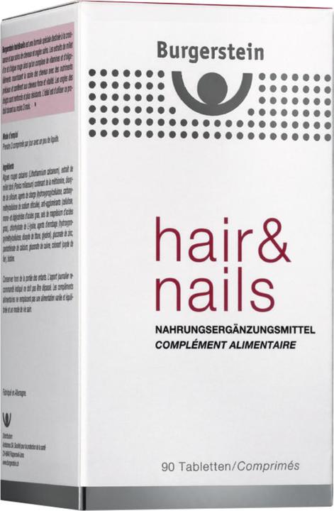 Actual product image Burgerstein Hair&Nails (90 Piece, Pills, 60 g)