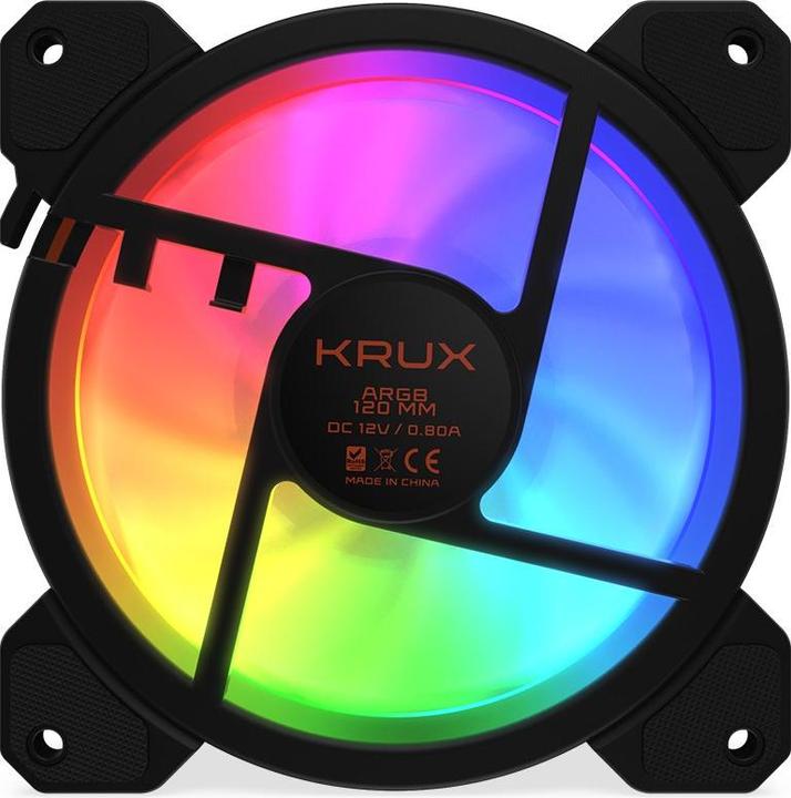 Actual product image Krux Wentylator Lunar 120 ARGB (120 mm)